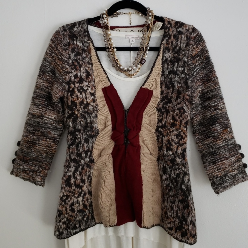 Rustic & Cozy Anthropologie Cardigan